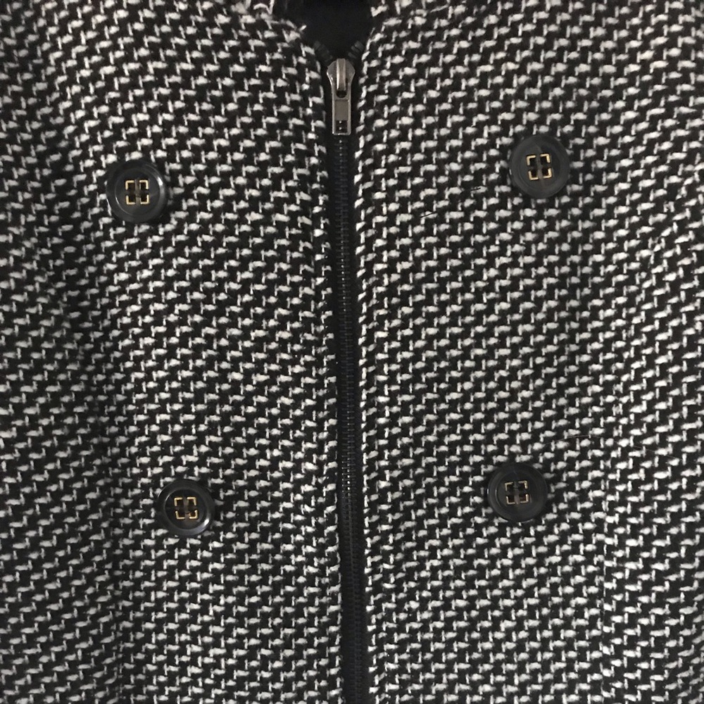 Emmelee black & white woven soft tweed jacket - Picture 3 of 4